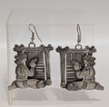 Sterling Silver woman weaving