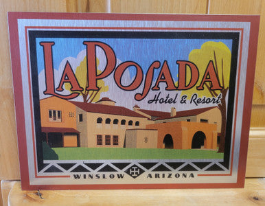 La Posada Hotel and Resort Back Picture Placemat, .3mm aluminum composite