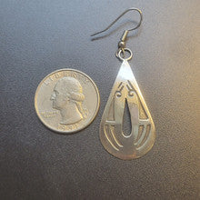 Sterling Silver Tear drop shaped Earrings