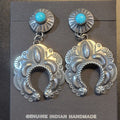 Stamped Naja Earrings