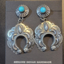 Stamped Naja Earrings