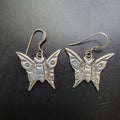 Sterling Silver Butterfly Earrings