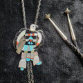 Zuni Inlay Bird Bolo by W Concho