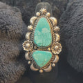 Sleeping Beauty Turquoise Ring by Mary Tso, Size 9.5