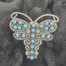 Turquoise Dragonfly Ring, Size 9