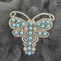 Turquoise Dragonfly Ring, Size 9