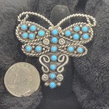 Turquoise Dragonfly Ring, Size 9