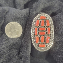 Coral Ring, Size 11