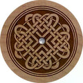 Celtic Hearts on Small Maple Box w/ Mother of Pearl