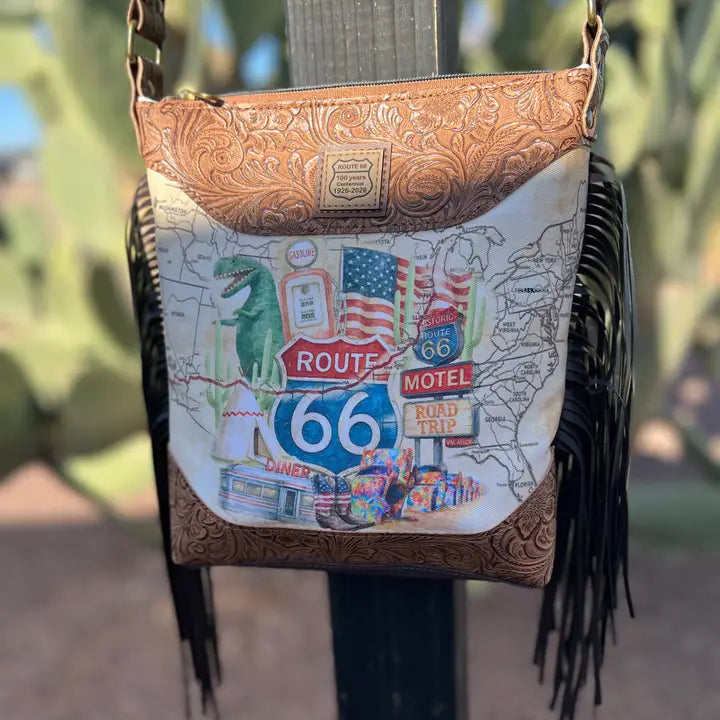 Route 66 Iconic Landmarks Crossbody