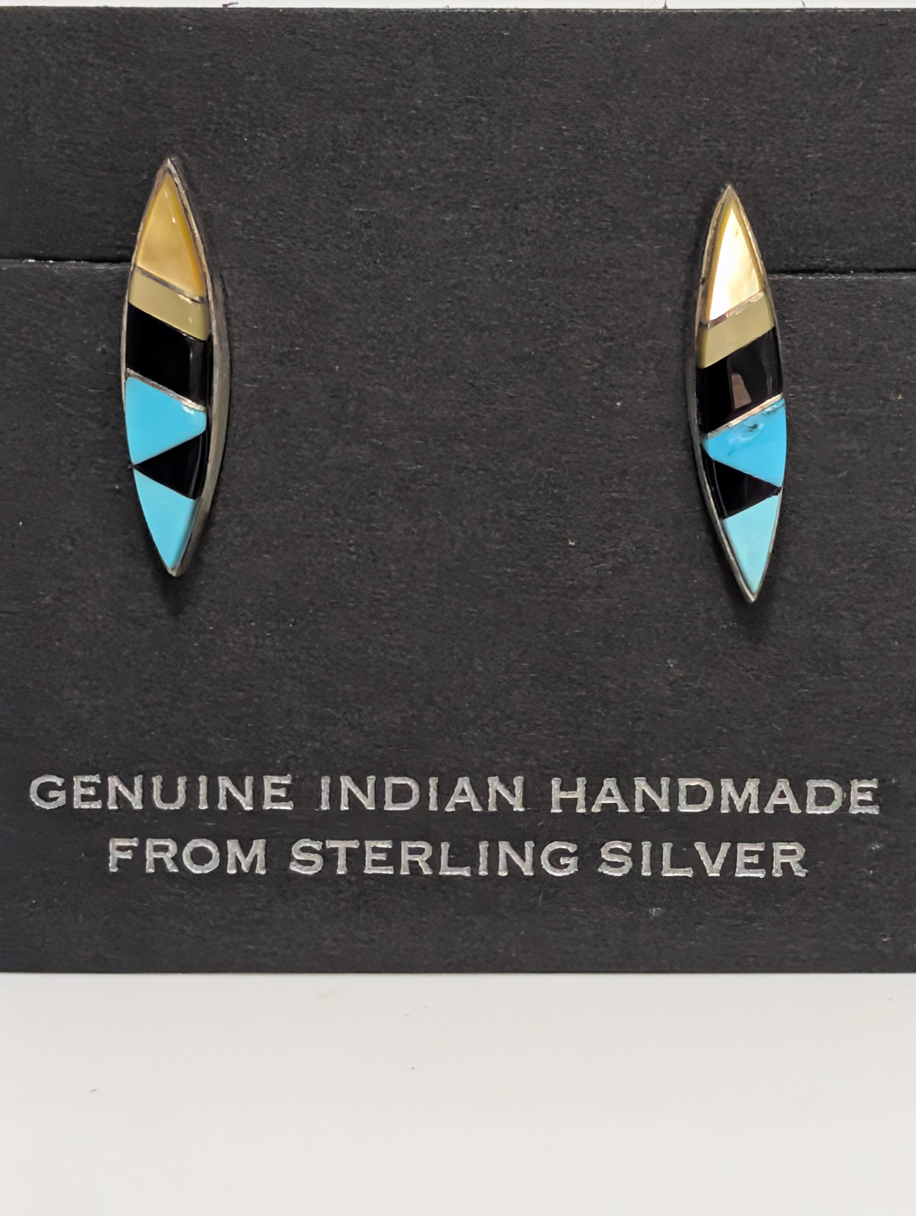 Zuni Inlay Post Earrings