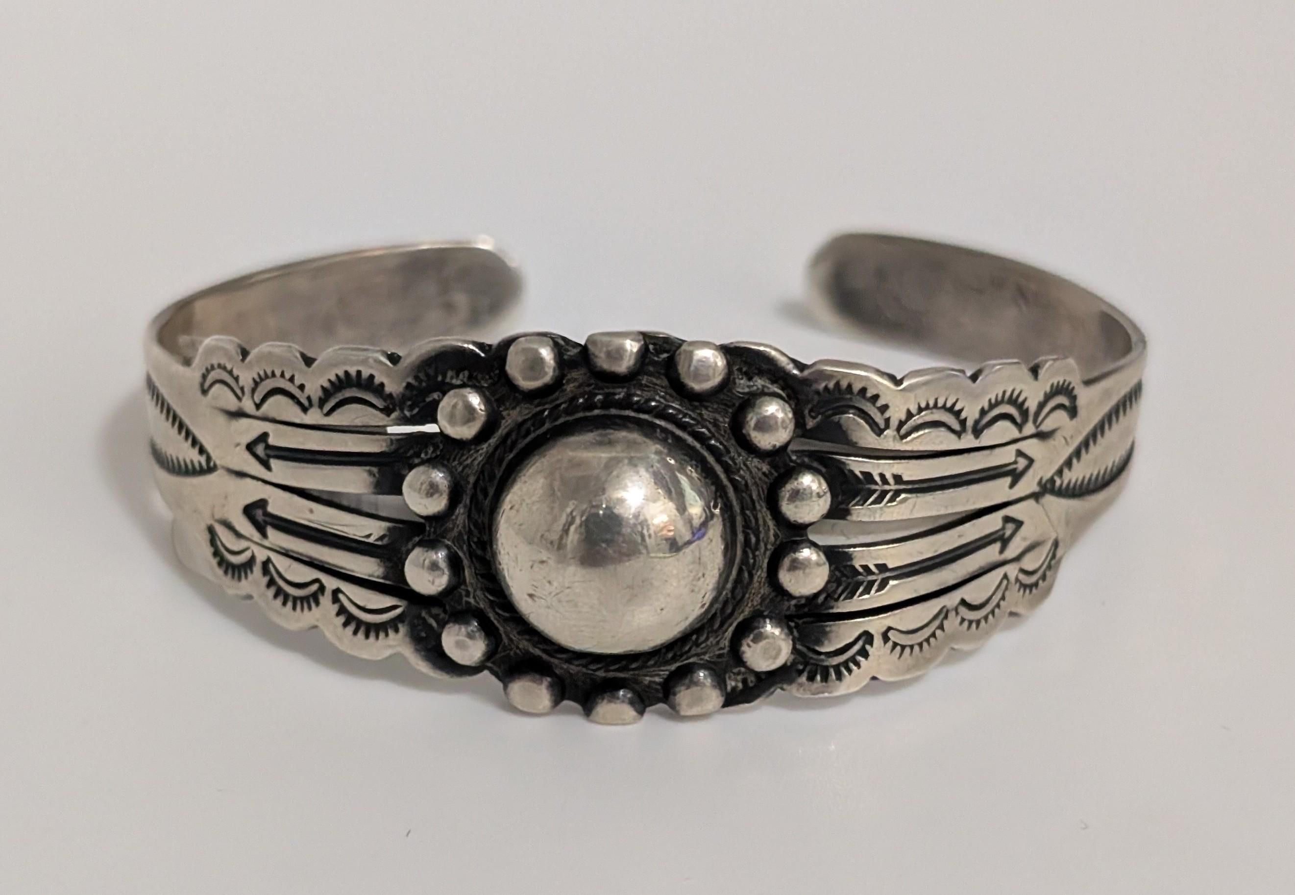 COIN SILVER Bracelet, 1940s