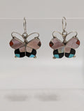 Inlay Butterly Earrings, Zuni