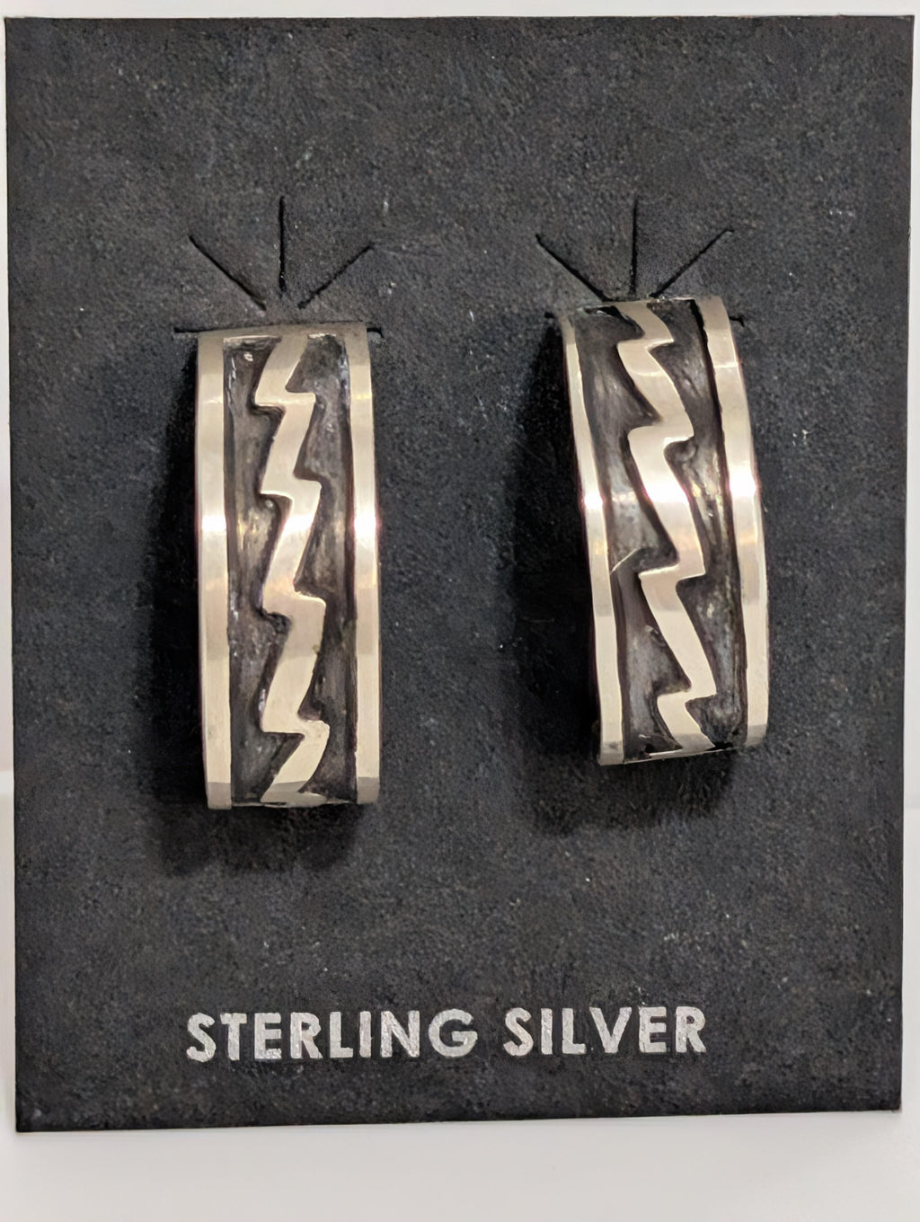 Sterling Silver Hoops, LG