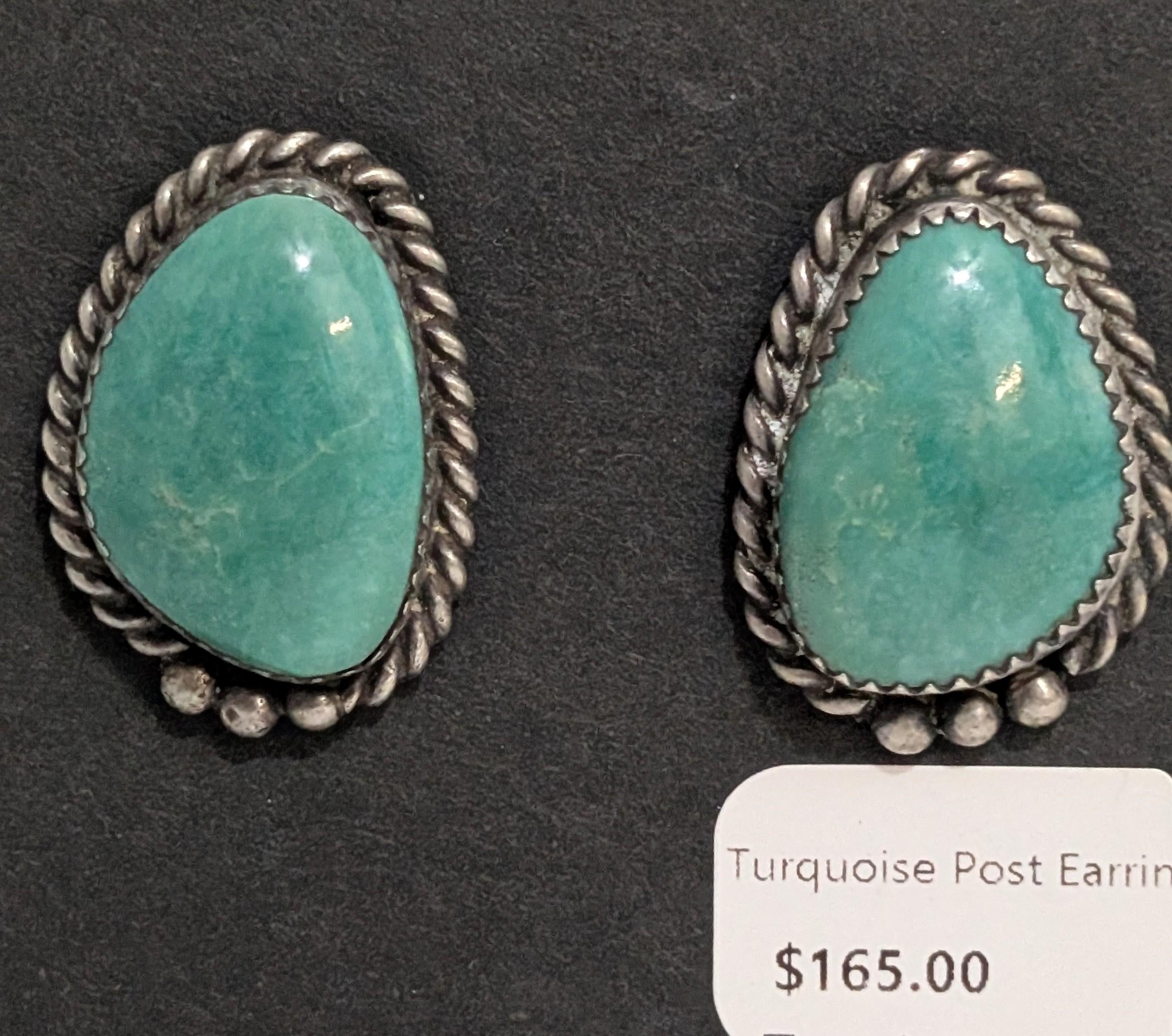 Turquoise Post Earrings
