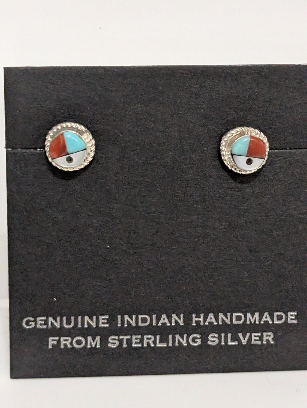 Tiny Inlay Sun Faces