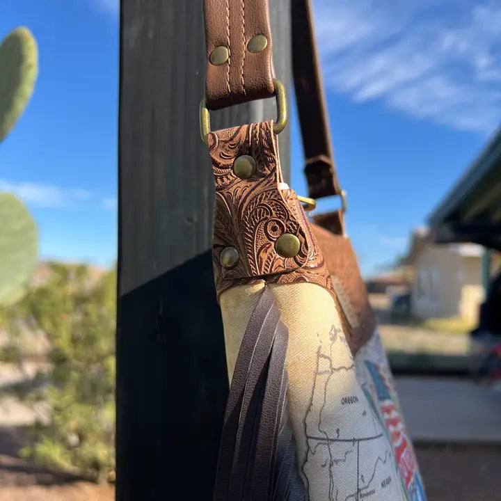 Route 66 Iconic Landmarks Crossbody