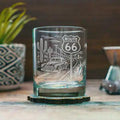 Route 66 Glass, old fashioned