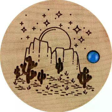 Desert moon w Turquoise