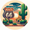 Route 66 10" Round Trivet