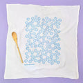 Dish Towel - Daisies  Turquoise
