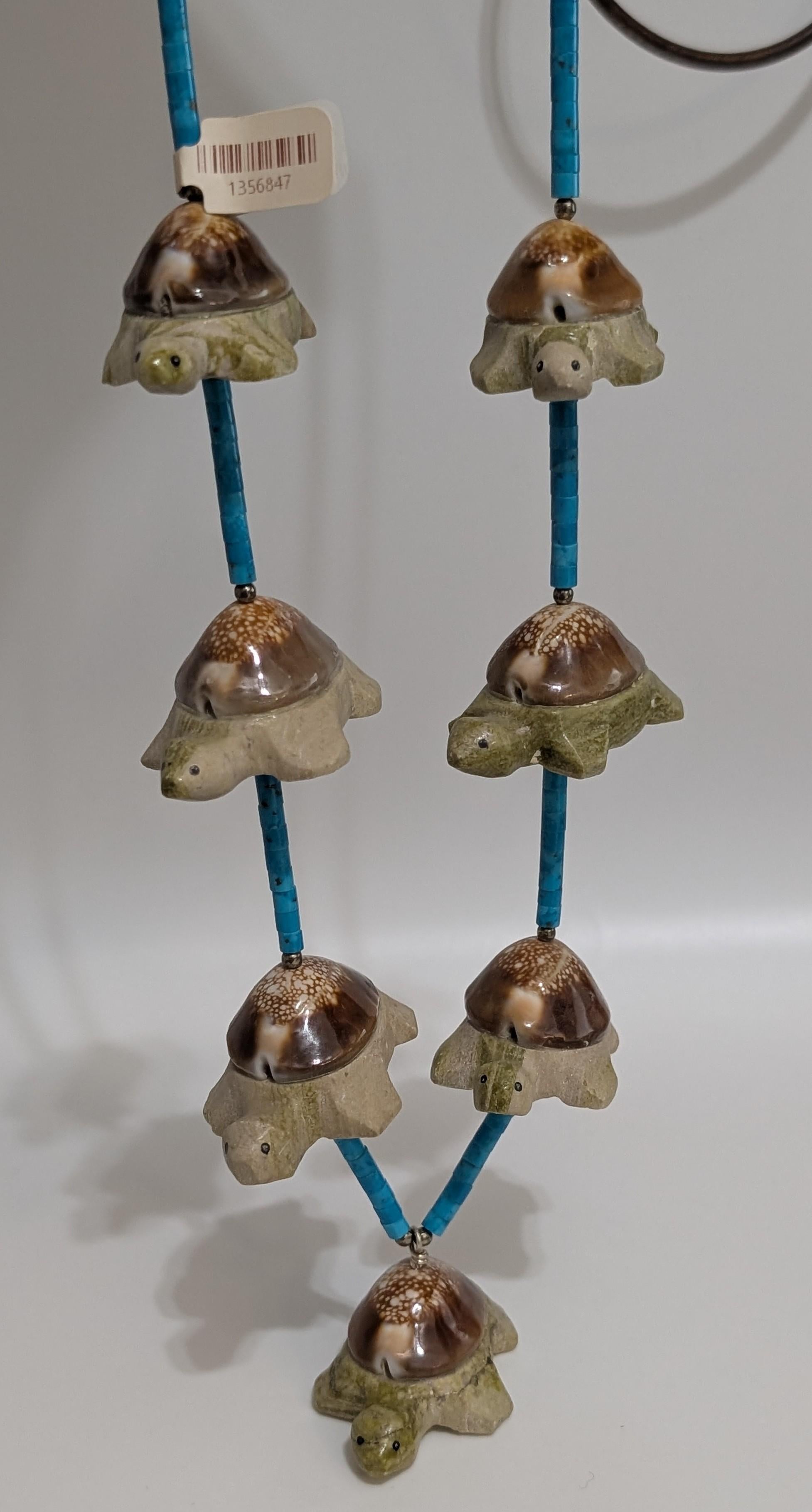 Turq bead and Turtles