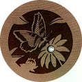 Butterfly on Small Maple Box