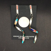 Spiral Inlay earrings