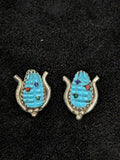 Turquoise Corn Earrings