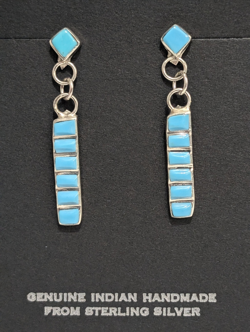 Glenetta Luna Sterling silver and Turquoise Earrings