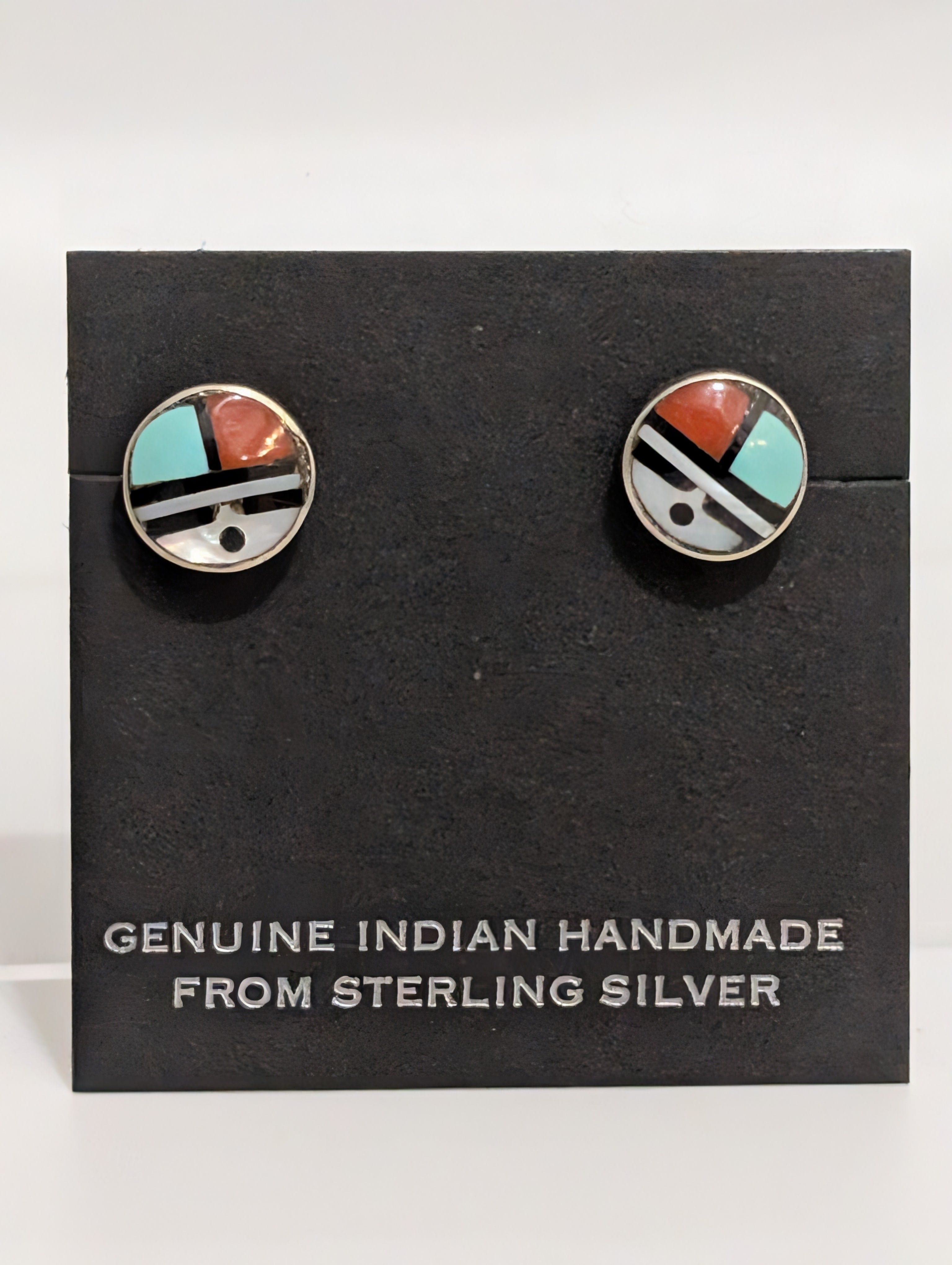 Inlay Sun God Earrings