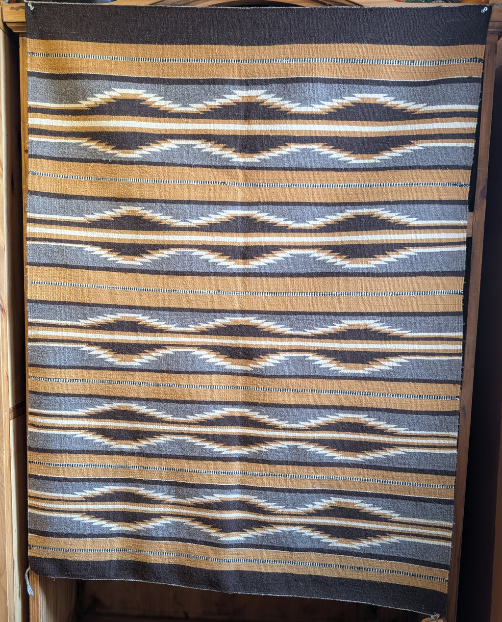 Navajo Rug by Rose Yazzie, 39"x51"