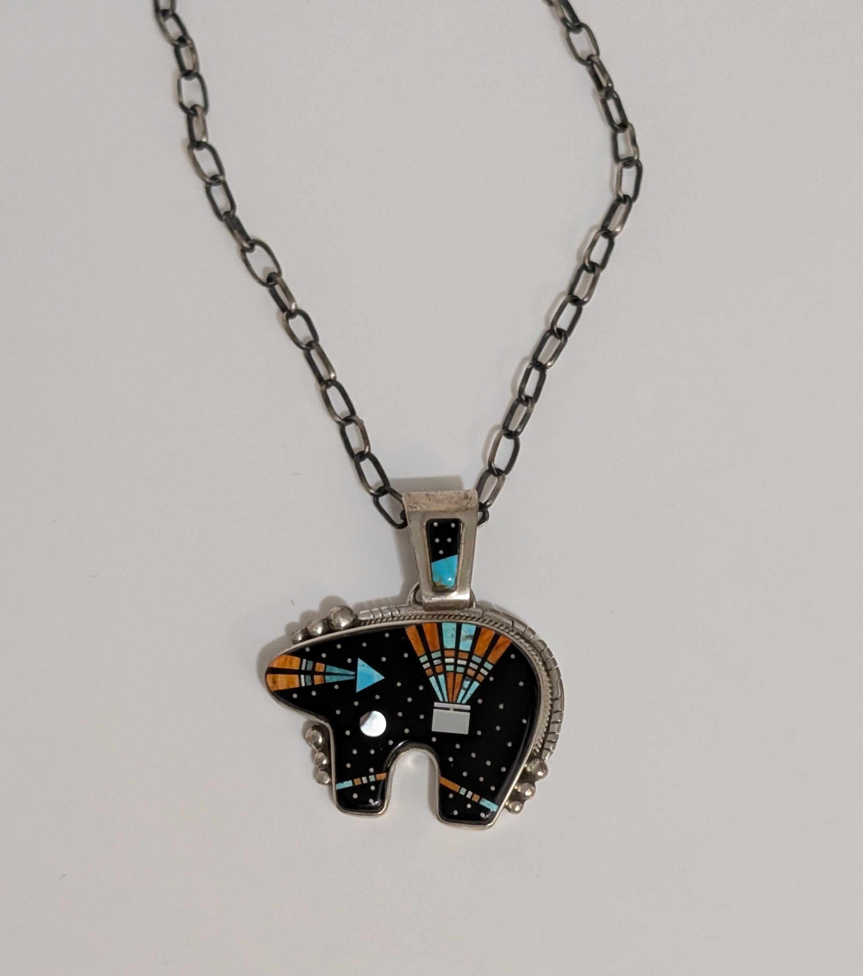Inlay night sky bear