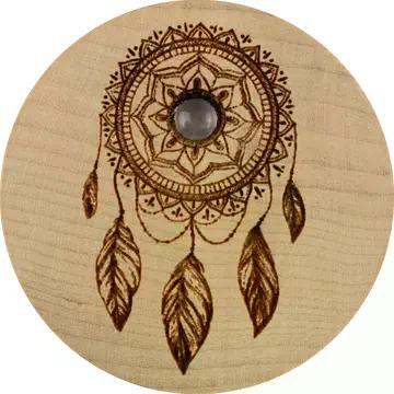 Dreamcatcher w Rose Quartz
