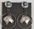 Dangley Earrings w Horse Head
