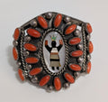 Coral Bracelet w Inlay Center, RHB
