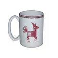 15 oz Mug, Canine - Maroon