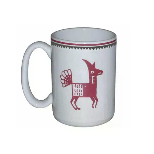 15 oz Mug, Canine - Maroon