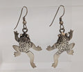 Silver Frog Earrings