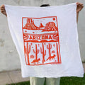 Flower sack Dish Towel - Arizona, burnt orange
