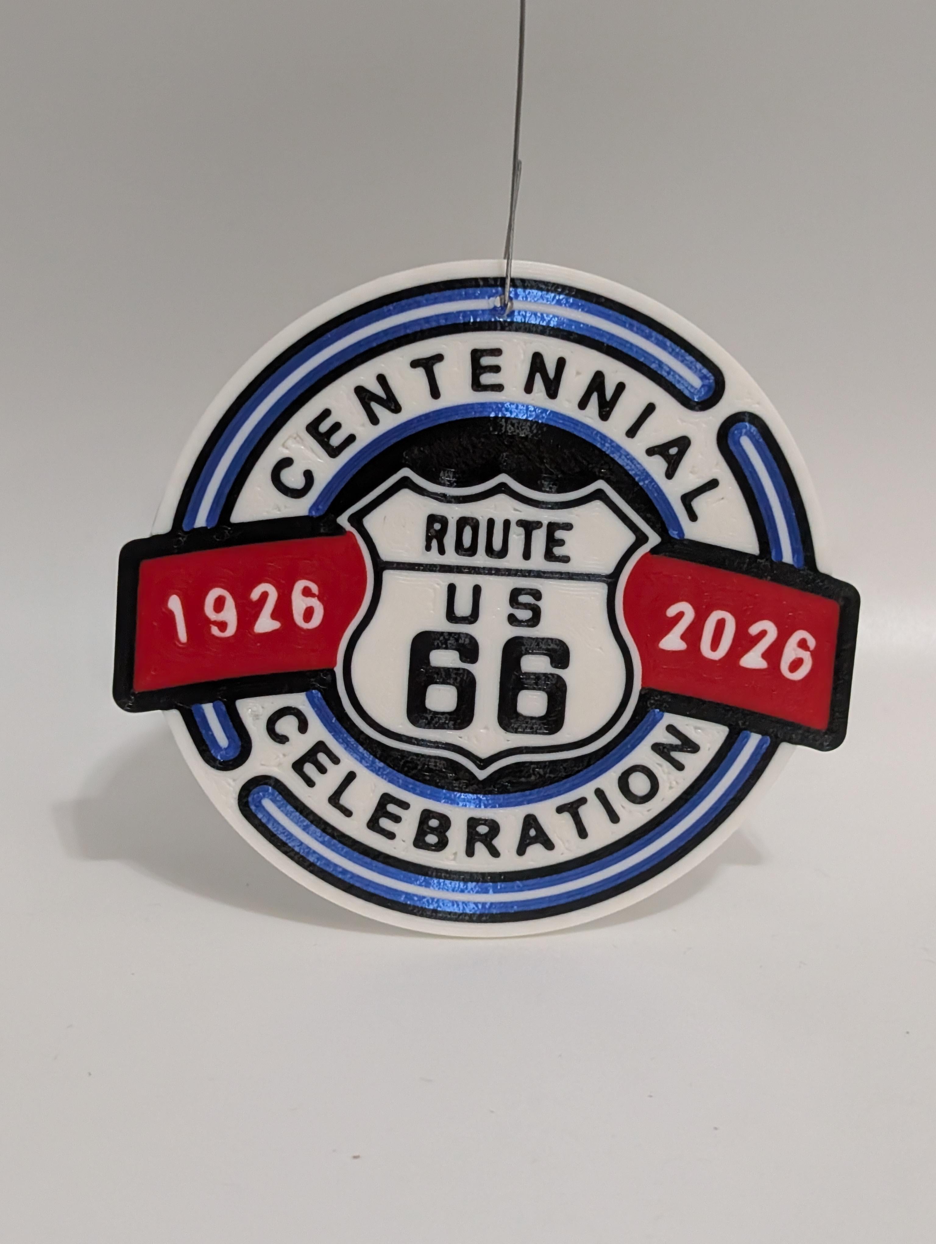 Centennial Rt 66 Ornament