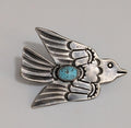 Sterling Silver Flying Bird Pin