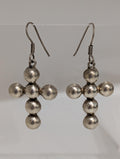 silver cross w silver dots