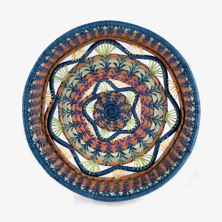 Rosenda Basket in Teal