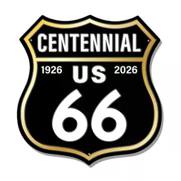 Route 66 - Cent Tin Sign
