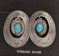 Earrings Silver w Turquoise