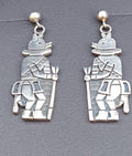 Vintage Hopi Kachina Earrings