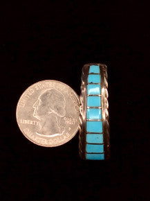 Turquoise Inlay Earrings E623 19