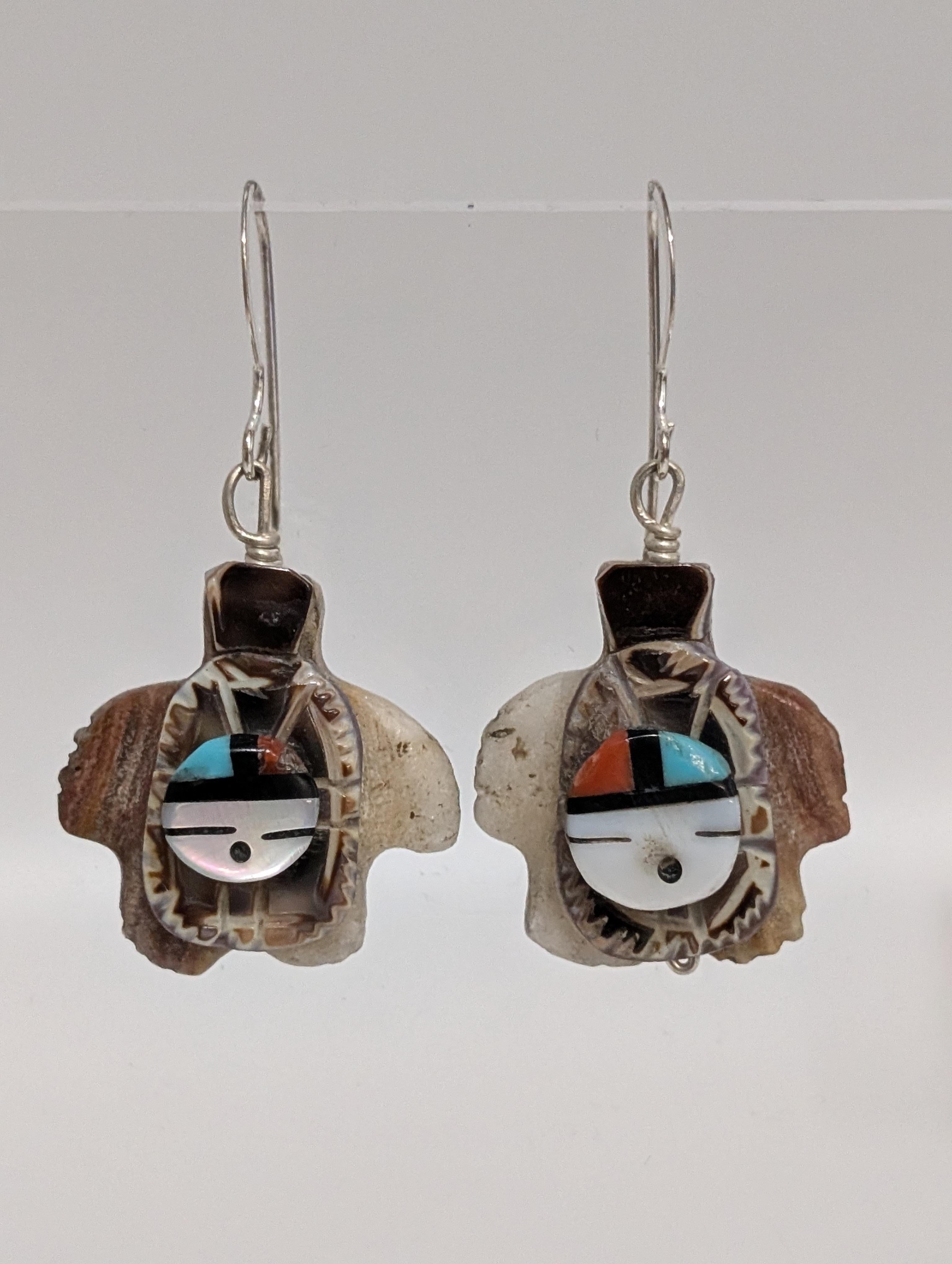 Turtle w Sunface on back, Zuni