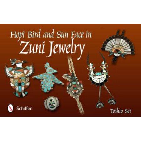 Hopi Bird and Sun Face in Zuni Jewelry  (Hardcover)